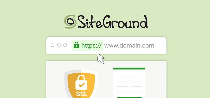 siteground SSL安全证书申请